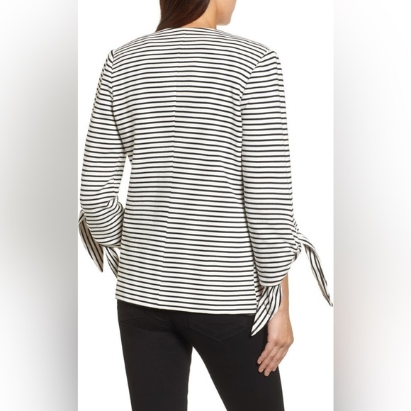 OLIVIA Moon Tie Sleeve Knit Open Front Blazer Jacket Woman’s - Picture 2 of 16